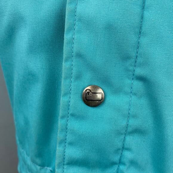 Vintage 80's Woolrich Blue Plaid Lined Winter Parka Field Jacket Hooded Medium - Picture 11 of 13